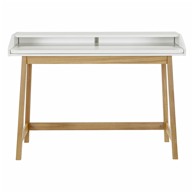 WOODMAN Radni stol s bijelom pločom St. James