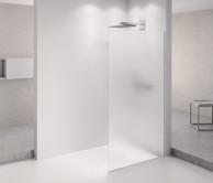 POLYSAN Tuš paravan ARCHITEX, 1362 mm, matirano staklo, krom