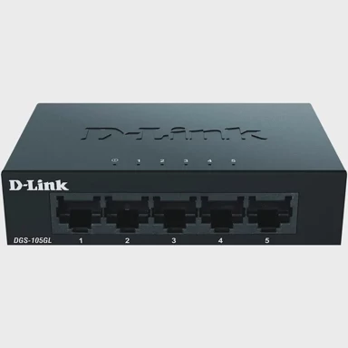 D-LINK Switch DGS-105GL, 5xGigabit, neupravljani, metalno kućište, QoS