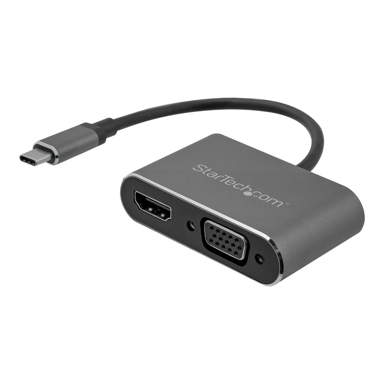 STARTECH Grafički adapter USB-C na HDMI i VGA 4K Ultra HD, crni