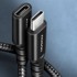 AXAGON Produžni kabel BUCM32-CF05AB, USB-C na USB-C 3.2 Gen 2, 0.5 m, 20 Gbps, aluminij