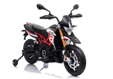 APRILIA Licencirani motor na akumulator A007, crno-crveni