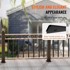 VEVOR Metalne balustrade za stepenice BP-38in-72, 25x5,5x965 mm, crne