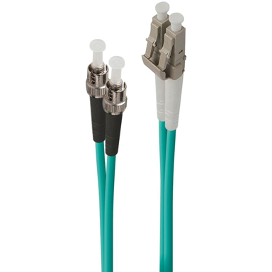 ALOGIC Optički kabel LCST-01-OM4 LC/ST OM4, 1 m, tirkizni