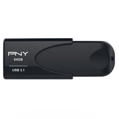 PNY USB stick Attaché 4-64 GB-3.1-crni