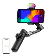 MOJPLANET Gimbal AOCHUAN X Pro, RGB rasvjeta, crna