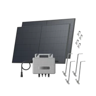 ECOFLOW Solarni sustav Stream za vrt/dvorište, podesivi, mikroinverter + 2×520W solarni paneli