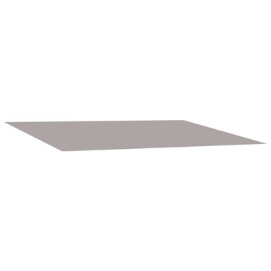 Zamjensko platno za tendu, 350 x 250 cm, poliester, svjetlosiva