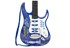 Električna gitara za djecu s mikrofonom i pojačalom, plava
