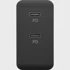 GOOBAY punjač USB-C 36W 2x USB-C PD, crna 