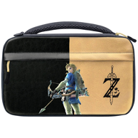 PDP Čvrsto kućište Commuter Hyrule Hero Link za Nintendo, crno-smeđe