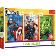 Puzzle 3x50 MARVEL 34891