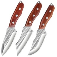 Set kuhinjskih noževa IČ-27629, smeđi