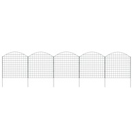 Set lučnih ograda za ribnjak 77,5 x 78,5 cm zeleni