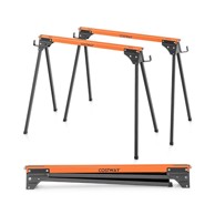 NORTHIX Sklopiva metalna radna postolja za pilu, 500 kg, 96 x 47 x 76 cm