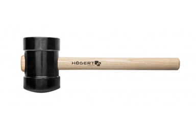 HOGERT Gumeni čekić, 800 g, drvena drška