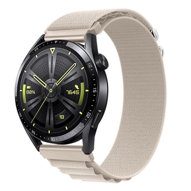 B-STRAP Nylon Loop remen za Huawei Watch 3 / 3 Pro, starlight