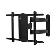 B-TECH Zidni nosač za ekran Ultra-slim Double Arm, s nagibom i zakretanjem, VESA 600 x 400, crni