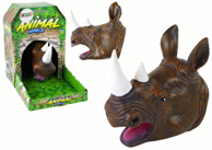 Nosorog, lutka za ruku, smeđi