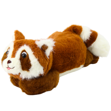 Plišana igračka rakun, 30 cm, smeđe/bijeli