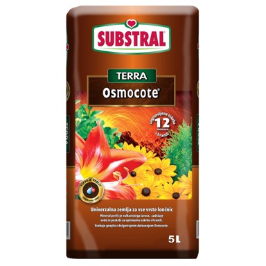 SUBSTRAL Zemlja Terra Osmocote za lončanice 5 l