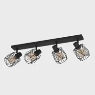 Reflektor, Tossino, 390044, 4xE27, D-770, crna