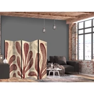 Paravan Valoviti listovi, Nepravilni biljni oblici u stilu Matissea, 225 x 172 cm