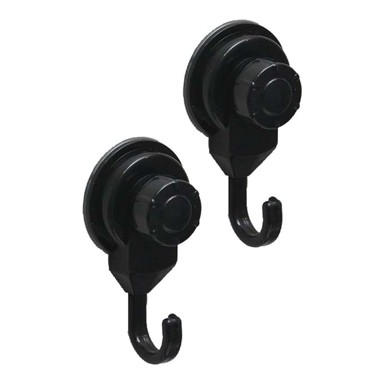 TENDANCE Vakuum vješalica, polipropilen, crna 2/1 