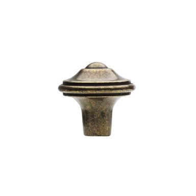 Ručka za namještaj Okov dugme boja starog mesinga ugleđena
