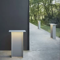 Stajaća svjetiljka Fienile D98/3 72 cm IP65, siva