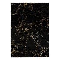 UNIVERSAL Crni tepih Gold Marble, 80 x 150 cm