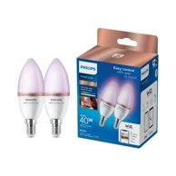 PHILIPS Wiz smart žarulja set, C37, E14, 2 kom, RGB + 2200–6500 K