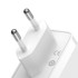 BASEUS Zidni punjač ​​GaN5 Pro, 2x USB-C + USB, 140W, bijeli 
