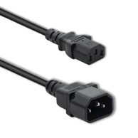 QOLTEC Napojni UPS kabel C13 na C14 3 m