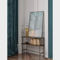 NOVA LUCE Stolna lampa Karpos, LED 5W, 3000K, 264lm, antik zlatna