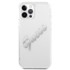 GUESS Prozirna tvrda futrola Vintage za Apple iPhone 12 Pro Max, srebrna