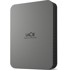 LACIE Eksterni hard disk Mobile Drive Secure, sivi, 5TB, USB 3.1 Type C
