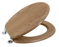 AQUALINE WC sjedalo drveno univerzalno, hrast