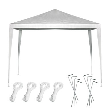 Šator za vrtne zabave, paviljon, 3x3m, bijeli