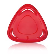 GIZMO Ploča za sanjkanje Meteor, ⌀ 70 cm, crvena