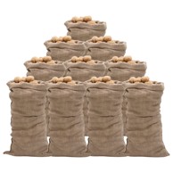Jutene vreće, 10 kom, 65 x 135 cm, 100 % juta, 220 g/m²