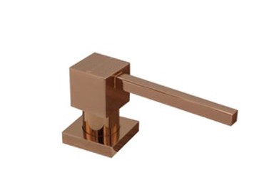 SINK SOLUTION Kvadratni dozator deterdženta za sudoper, bakreni