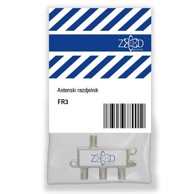 ZED ELECTRONIC Antenski razdjelnik 1 ulaz – 3 izlaza, 5–2400 MHz (FR3)