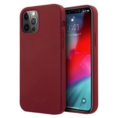 IN Tvrda silikonska maska za Apple iPhone 12 Pro Max Mini, crvena