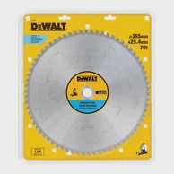 DEWALT List kružne pile DT1921-QZ, 355x25.4 mm, 70 zuba, čelik i aluminij