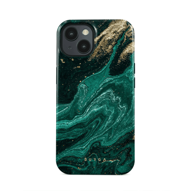 BURGA Zaštitna maska TOUGH, za iPhone 15 Plus, EMERALD POOL