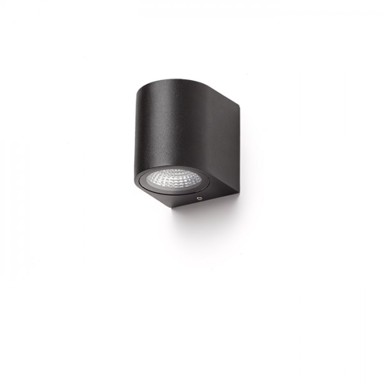 RENDL Zidna lampa, Zack I, 230V, LED 3W, 58°, IP54, 3000K, antracit