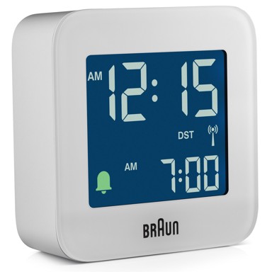 BRAUN Multiband radijski bijeli alarmni sat BC 08 W-DCF