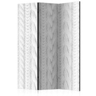 Sobna pregrada u 3 dijela White Knit 135x172
