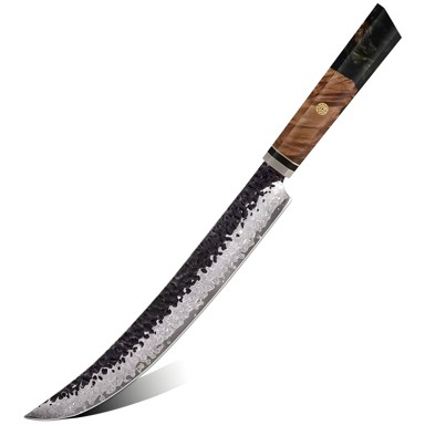 Damaskasti kuhinjski nož Ai-37312 Slicer Kp37312, zeleni